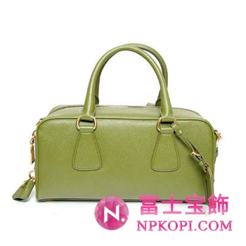 プラダ（PRADA）SAFFIANO LUX　レディース2wayハンドバッグ　グラスグリーン　BL0758-NZV-77G 
